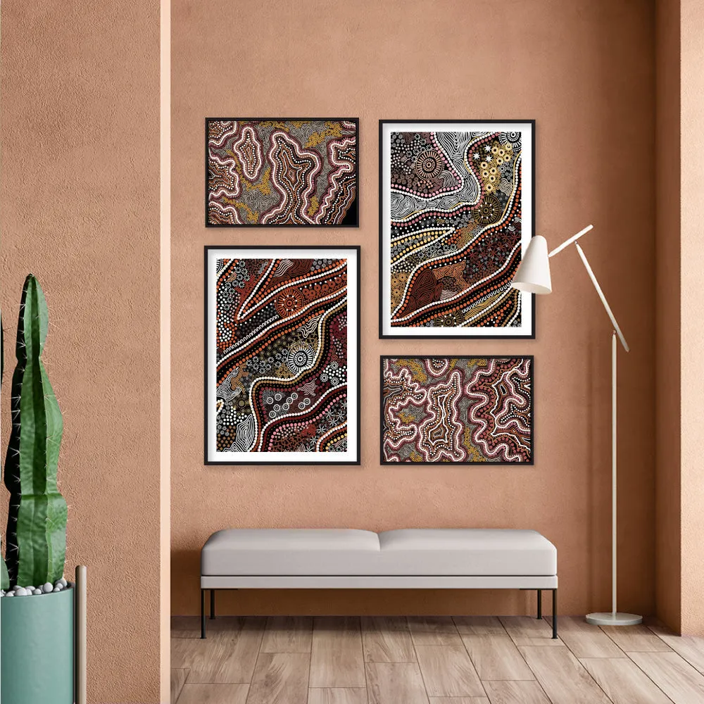 Canobie Dry Season Earth II - Art Print by Leah Cummins