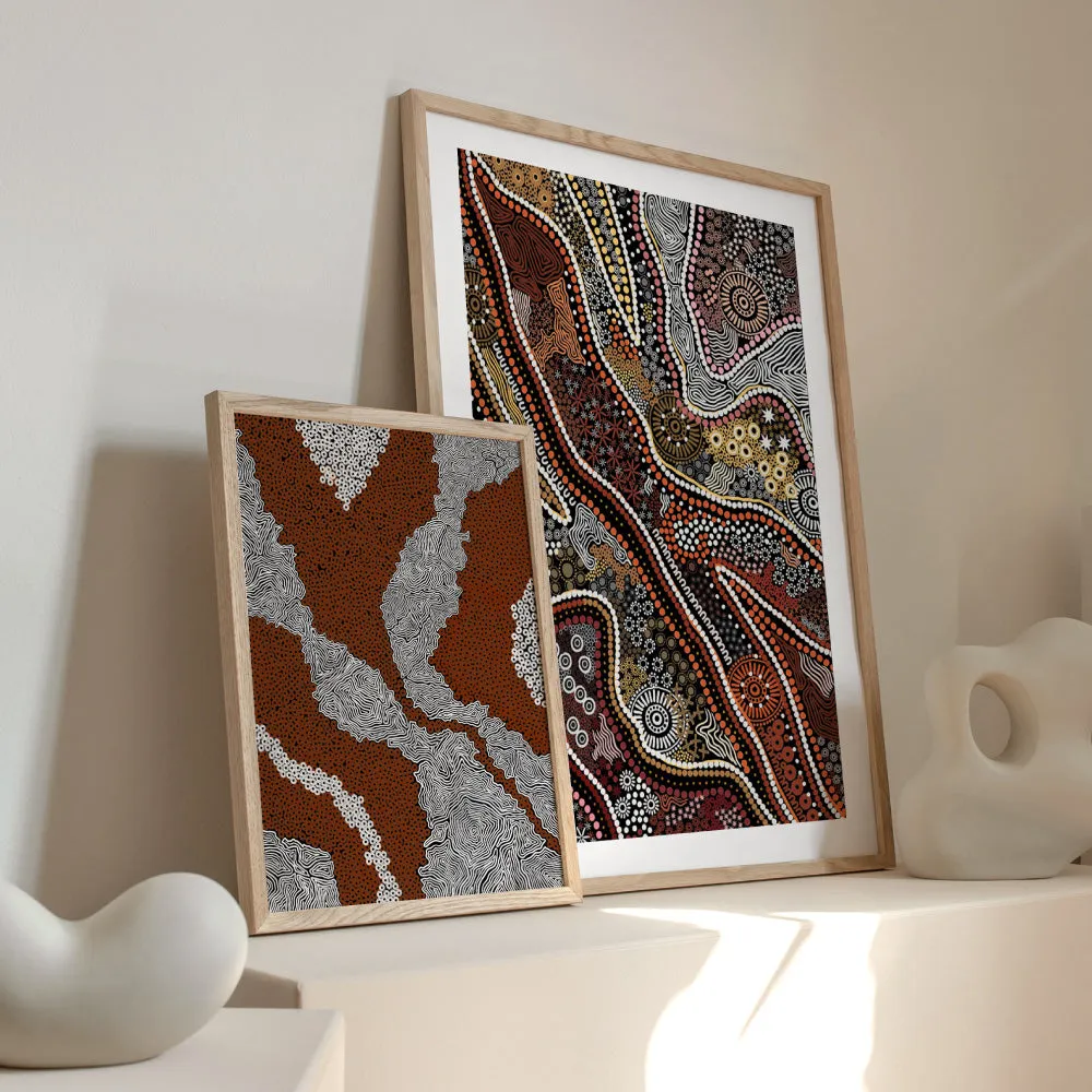 Canobie Dry Season Earth in Landscape - Art Print by Leah Cummins