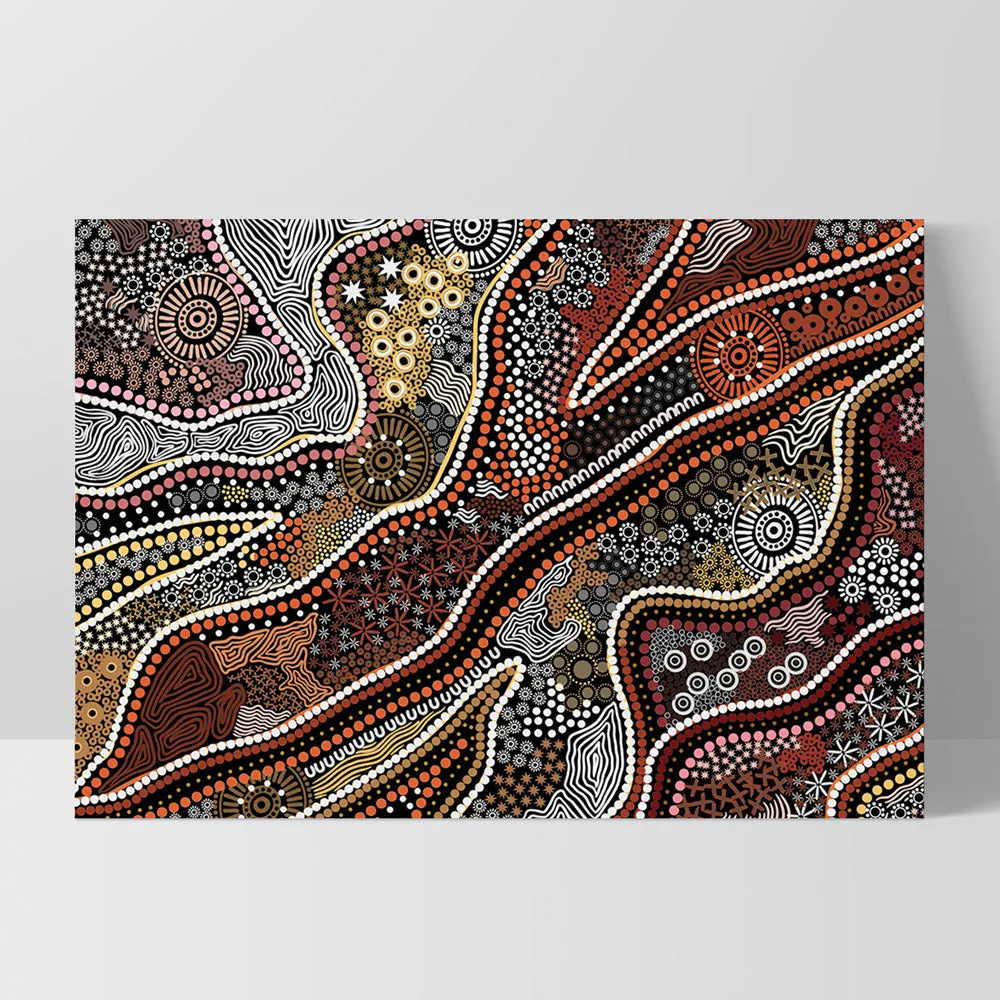 Canobie Dry Season Earth in Landscape - Art Print by Leah Cummins