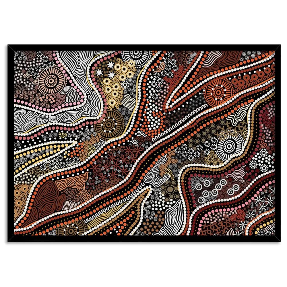 Canobie Dry Season Earth in Landscape - Art Print by Leah Cummins