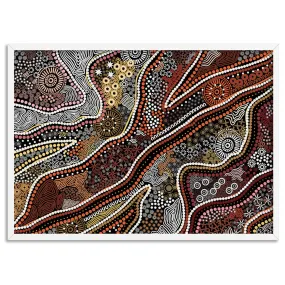 Canobie Dry Season Earth in Landscape - Art Print by Leah Cummins