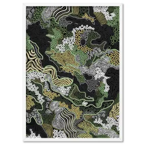 Canobie Dry Season Greens II - Art Print by Leah Cummins