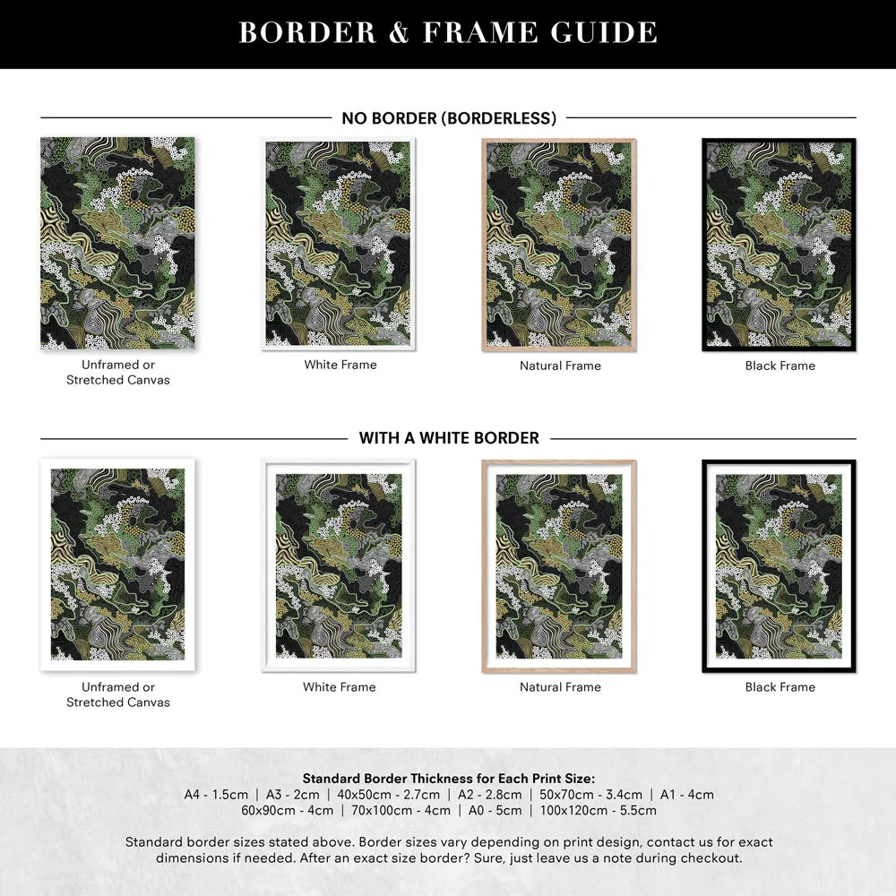 Canobie Dry Season Greens II - Art Print by Leah Cummins