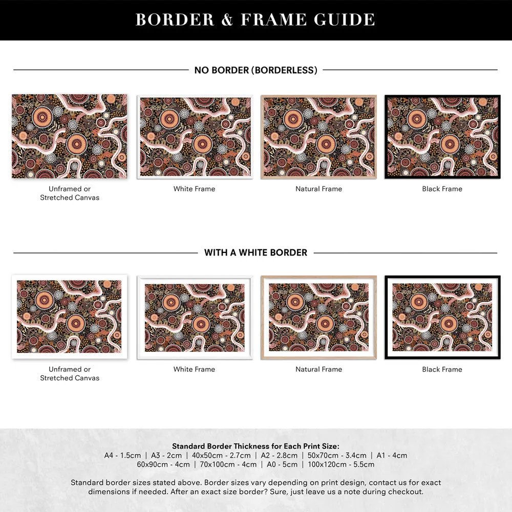 Canobie Dry Season Ochre in Landscape - Art Print by Leah Cummins