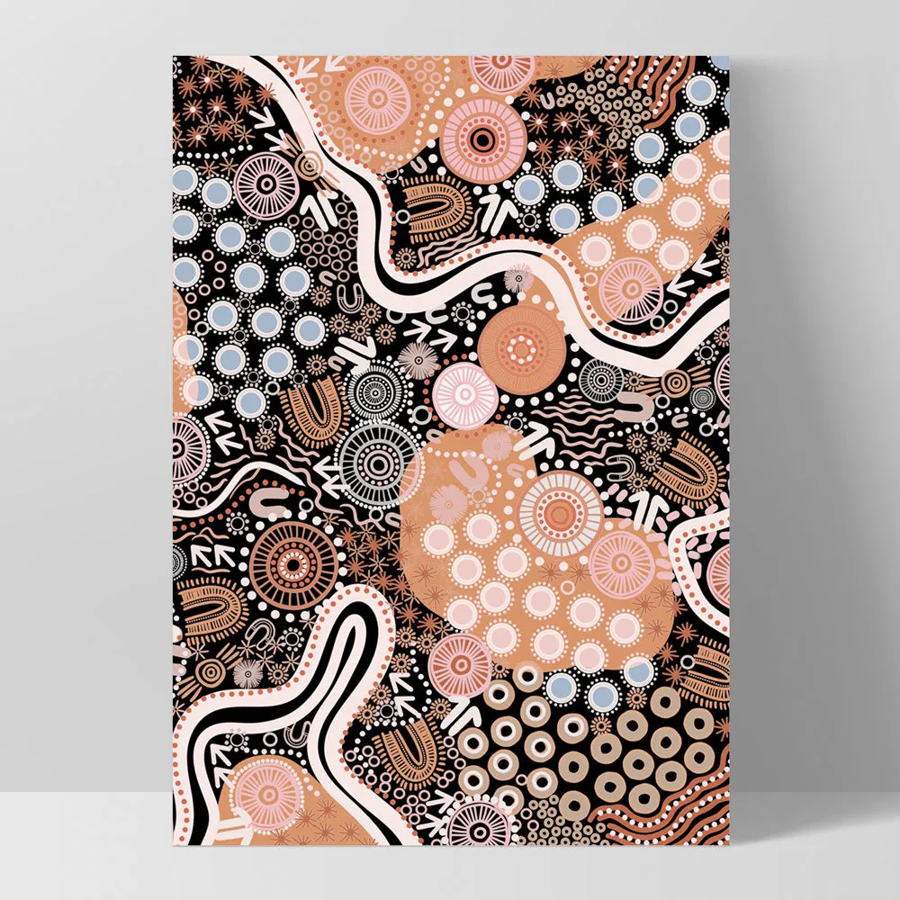 Canobie Dry Season Orange II - Art Print by Leah Cummins
