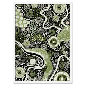 Canobie Dry Season Sage Green I - Art Print by Leah Cummins