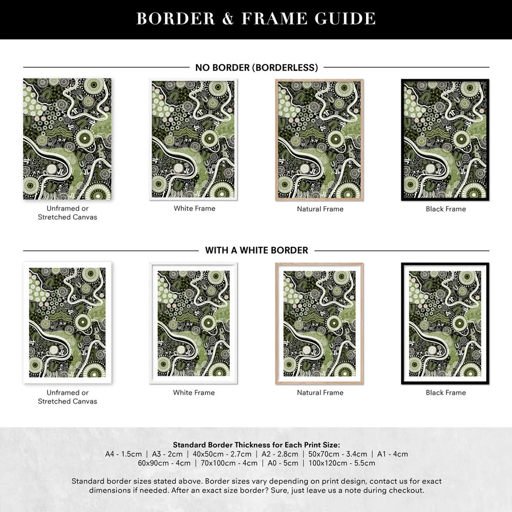 Canobie Dry Season Sage Green I - Art Print by Leah Cummins