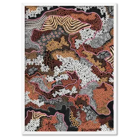 Canobie Dry Season Terracotta I - Art Print by Leah Cummins