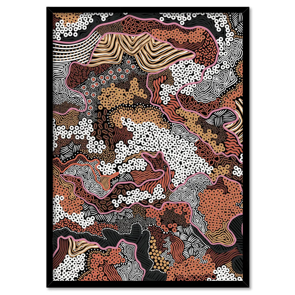Canobie Dry Season Terracotta I - Art Print by Leah Cummins