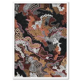 Canobie Dry Season Terracotta II - Art Print by Leah Cummins