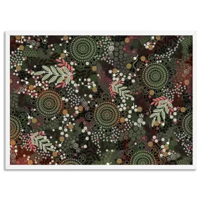 Canobie Spring Dark Green in Landscape - Art Print by Leah Cummins