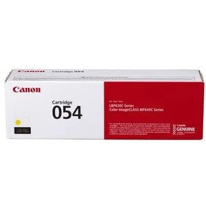 Canon 054 Original Laser Toner Cartridge - Yellow - 1 Pack