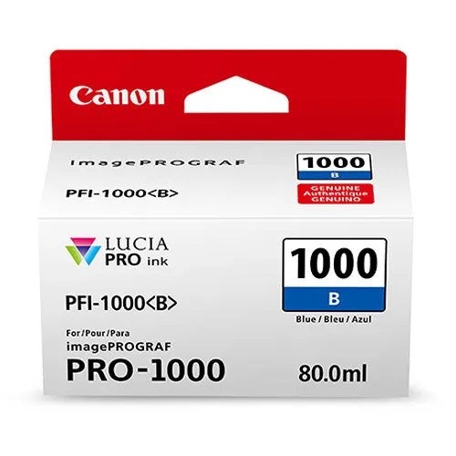 Canon PFI-1000 B LUCIA PRO Blue Ink Tank 80ml