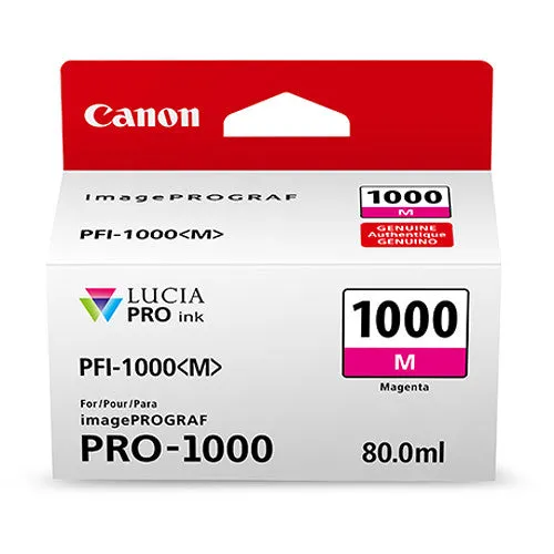 Canon PFI-1000 M LUCIA PRO Magenta Ink Tank 80ml