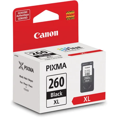 Canon PG-260 XL Black Ink Cartridge (14.3mL) for the Canon PIXMA TS5320 Printer