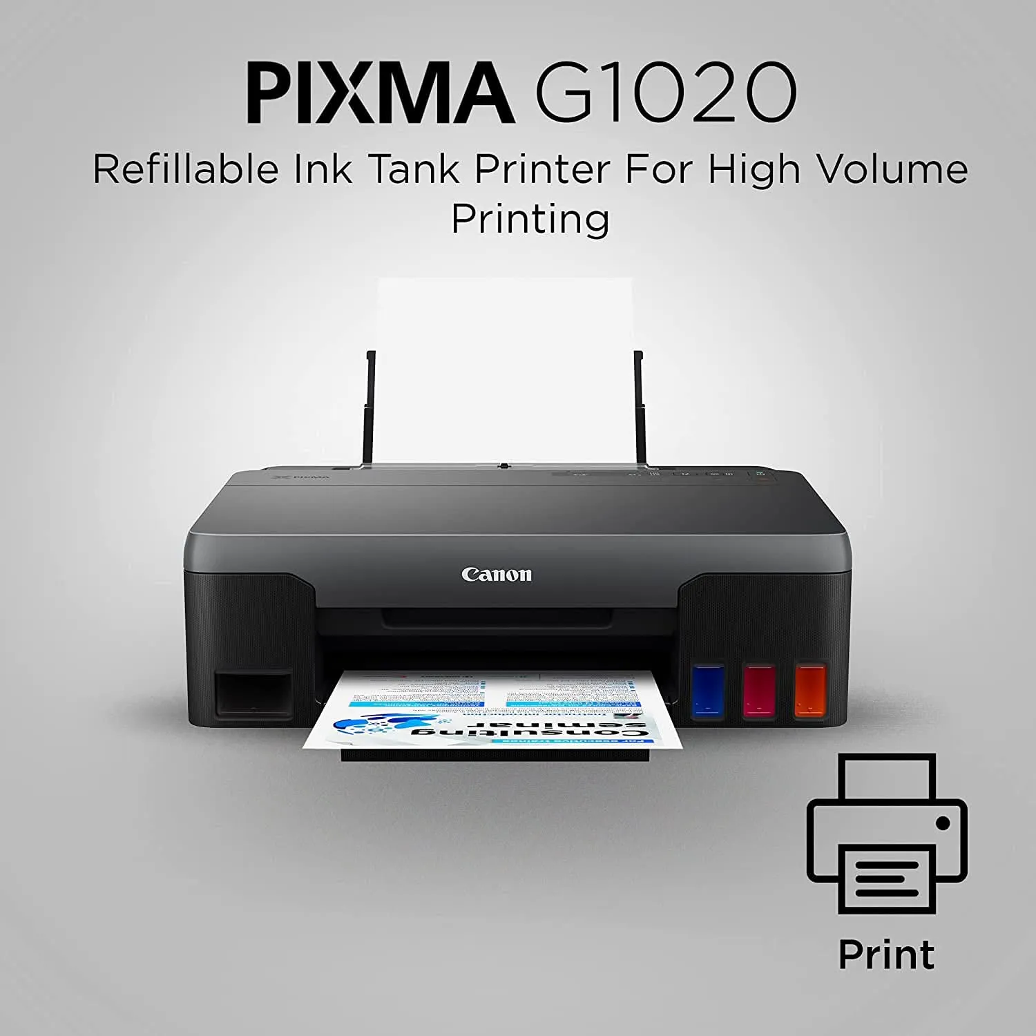 CANON PIXMA G1020 SINGLE FUNCTION INK TANK COLOUR PRINTER