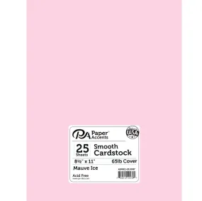 Cardstock 8.5x11" Single Colour 25pks