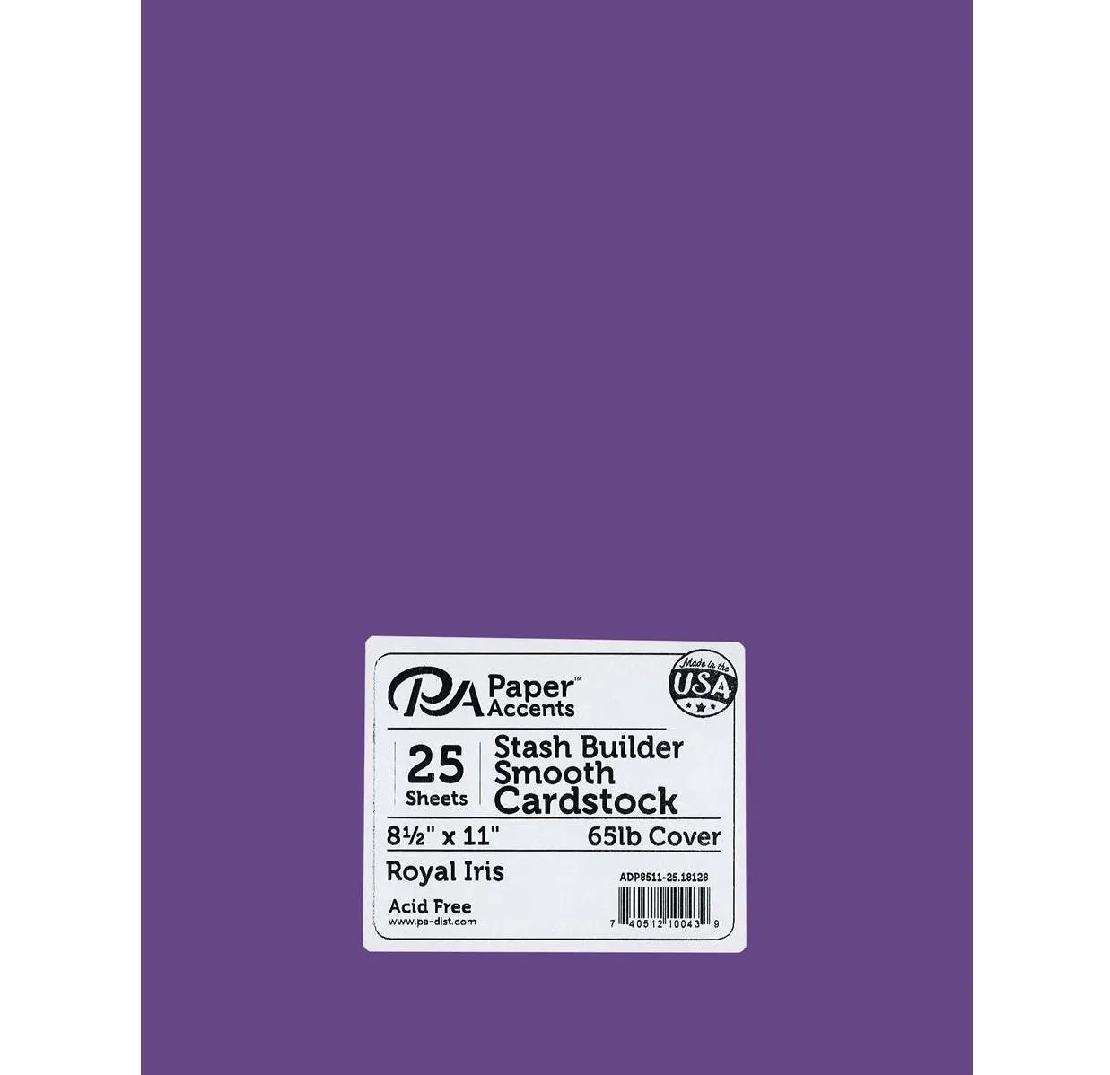 Cardstock 8.5x11" Single Colour 25pks