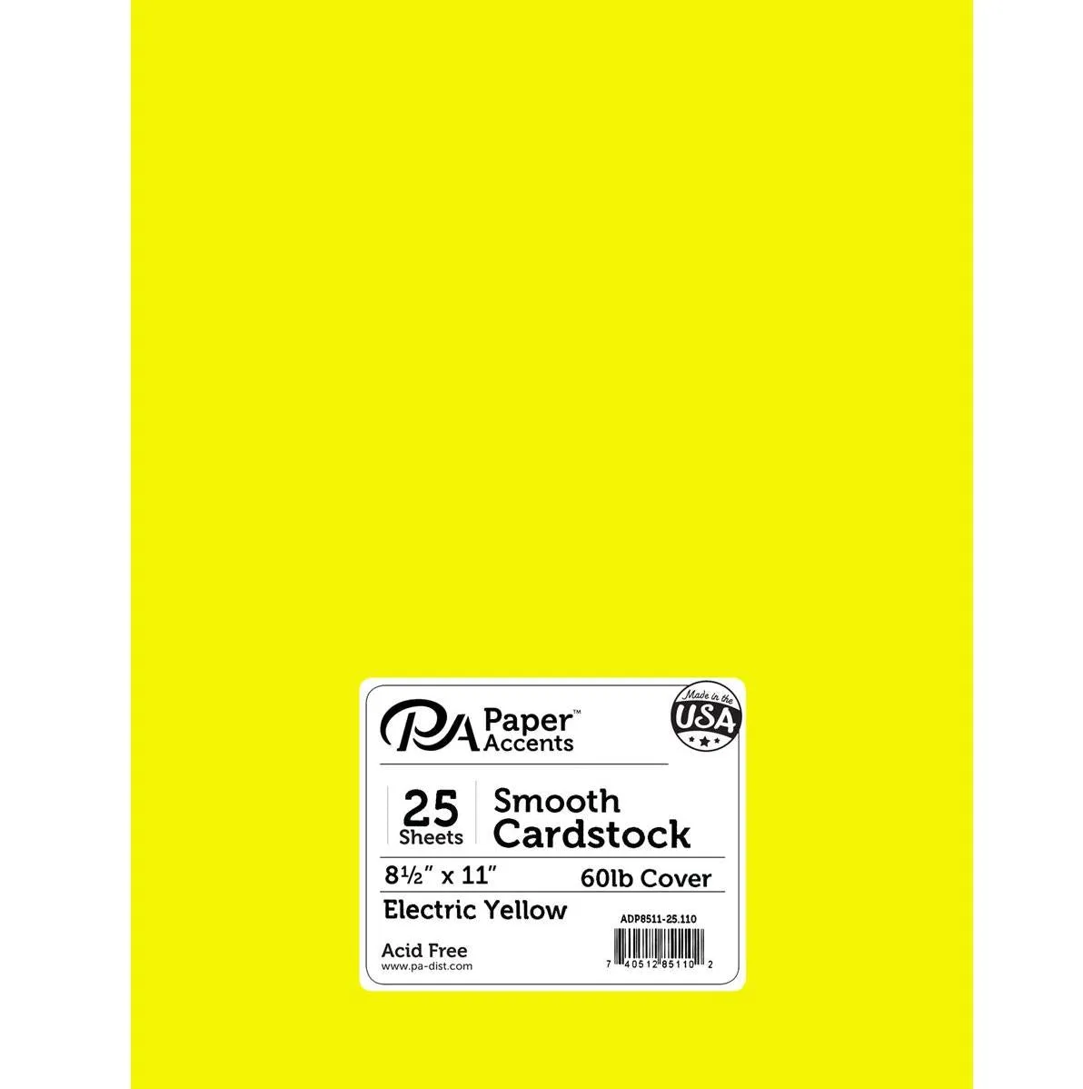 Cardstock 8.5x11" Single Colour 25pks