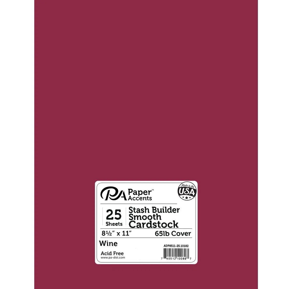 Cardstock 8.5x11" Single Colour 25pks