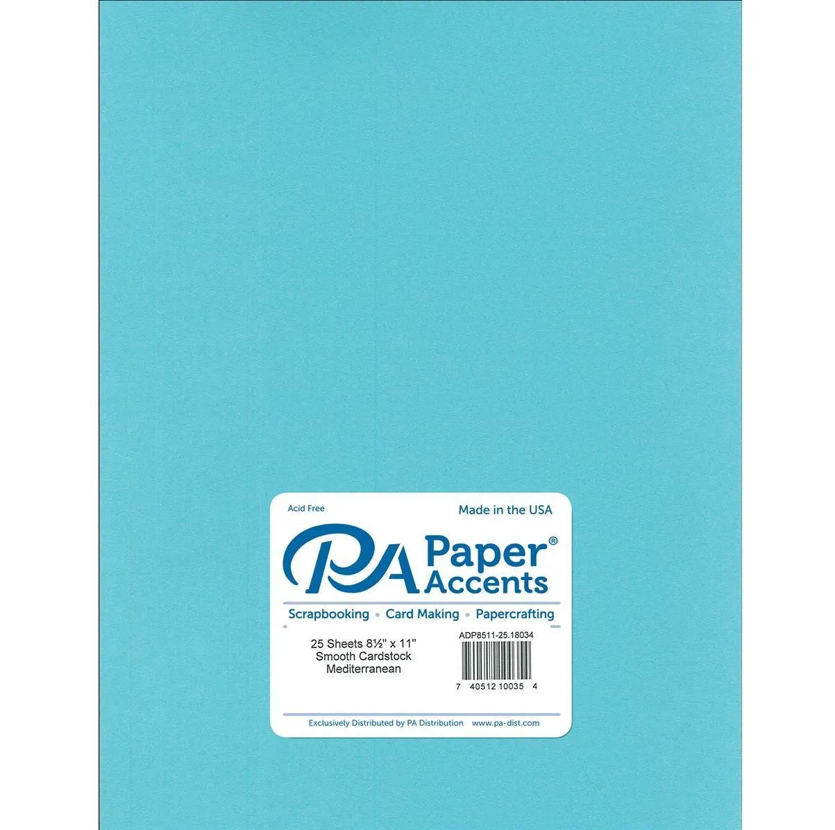 Cardstock 8.5x11" Single Colour 25pks