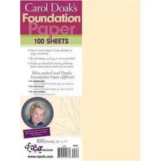 Carol Doak's Foundation Paper