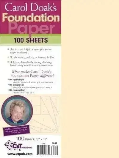 Carol Doak's Foundation Paper