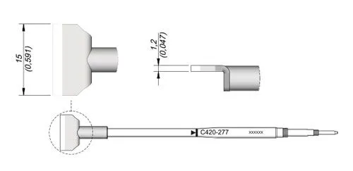 Cartridge Blade 15.0-10PK