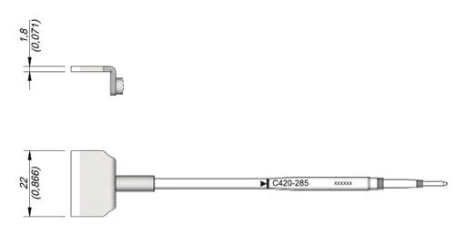 Cartridge Blade 22.0-10PK
