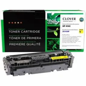 CIG Remanufactured High Yield Laser Toner Cartridge - Box - Alternative for HP 414X (W2022X) - Yellow - 1 Each