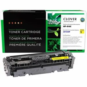 CIG Remanufactured High Yield Laser Toner Cartridge - Box - Alternative for HP 414X (W2022X) - Yellow - 1 Each