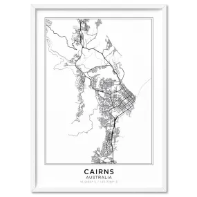 City Map | CAIRNS - Art Print
