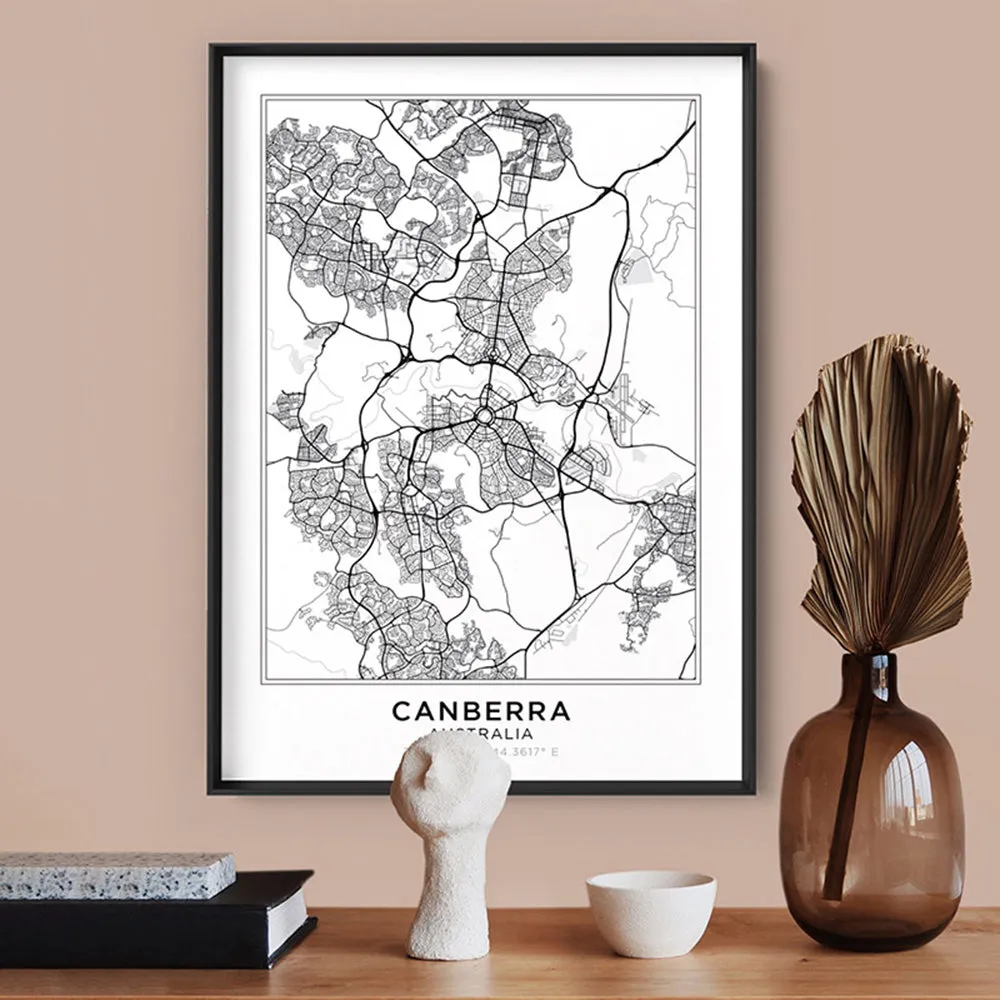 City Map | CANBERRA - Art Print