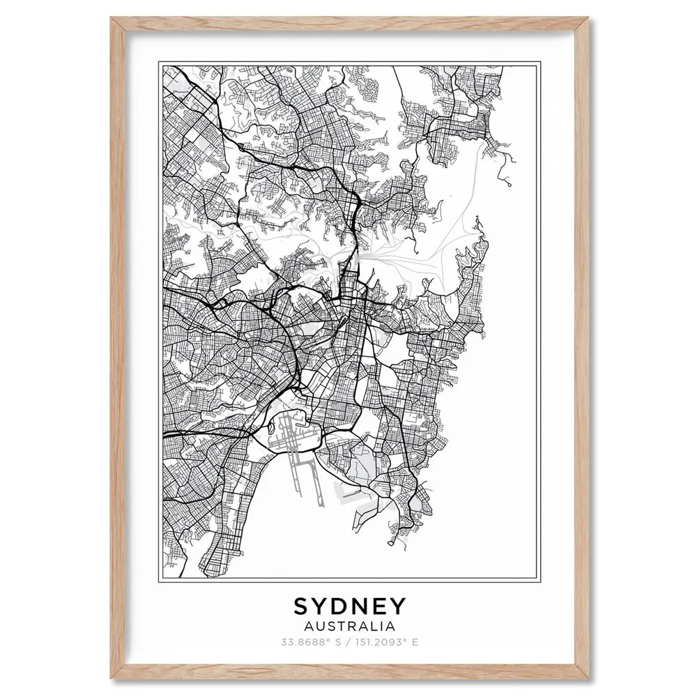 City Map | SYDNEY - Art Print