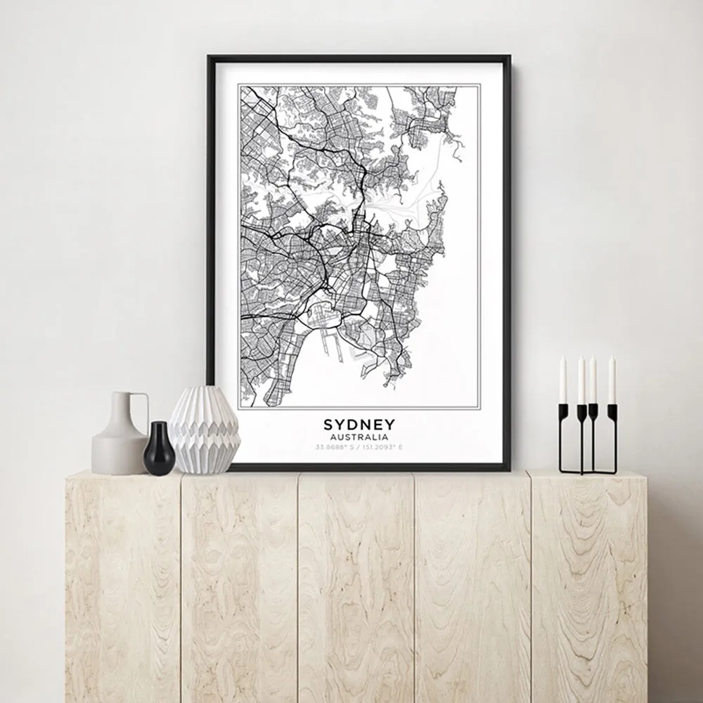 City Map | SYDNEY - Art Print
