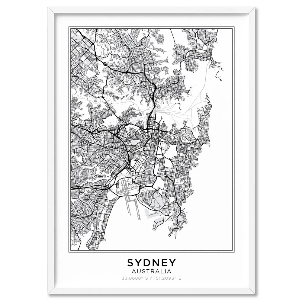 City Map | SYDNEY - Art Print