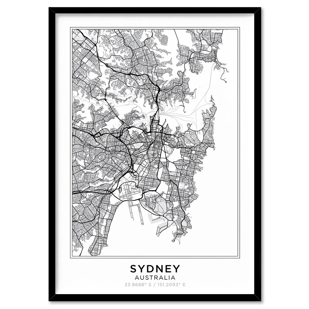 City Map | SYDNEY - Art Print
