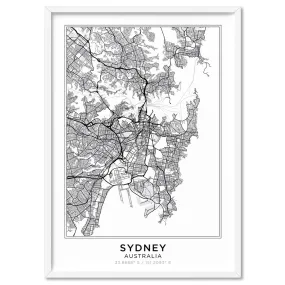 City Map | SYDNEY - Art Print