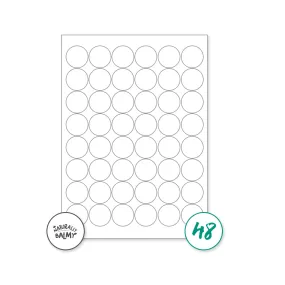Clear Gloss Polyester Circular Labels (30mm)