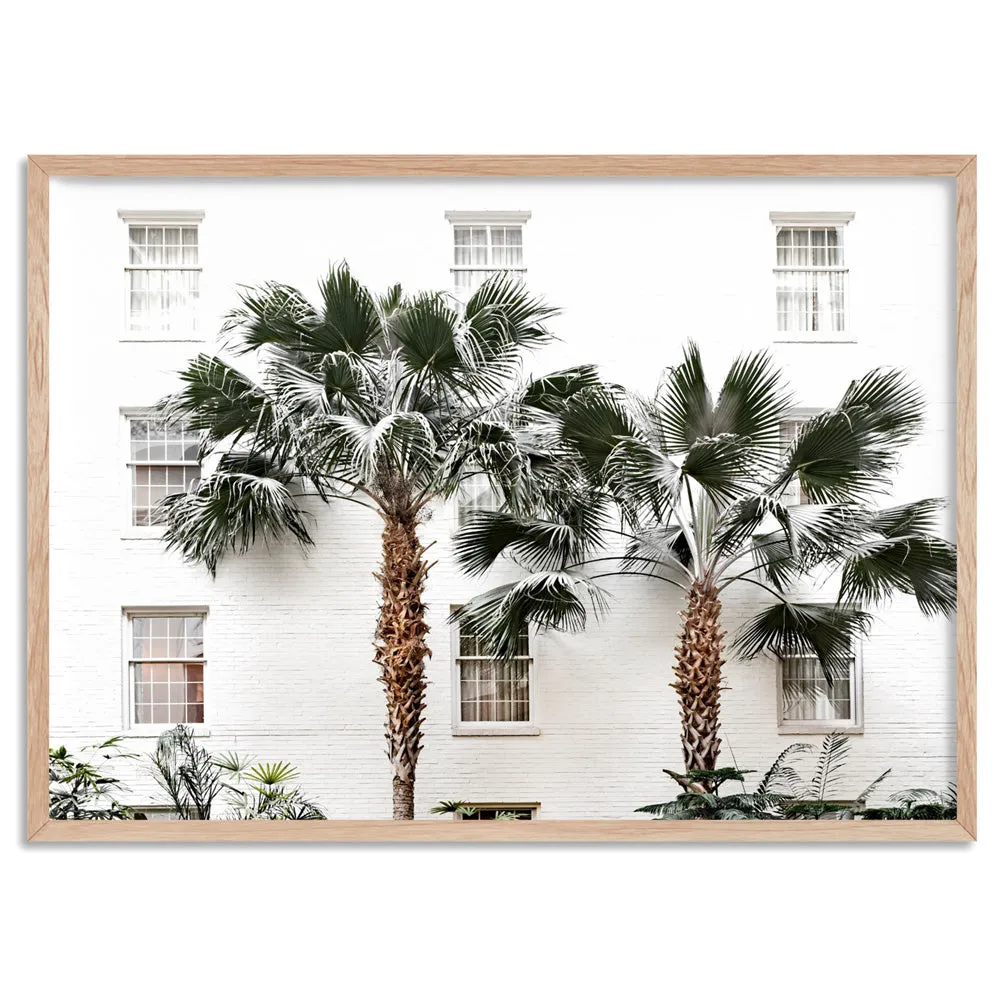 Coastal Palm Resort - Art Print