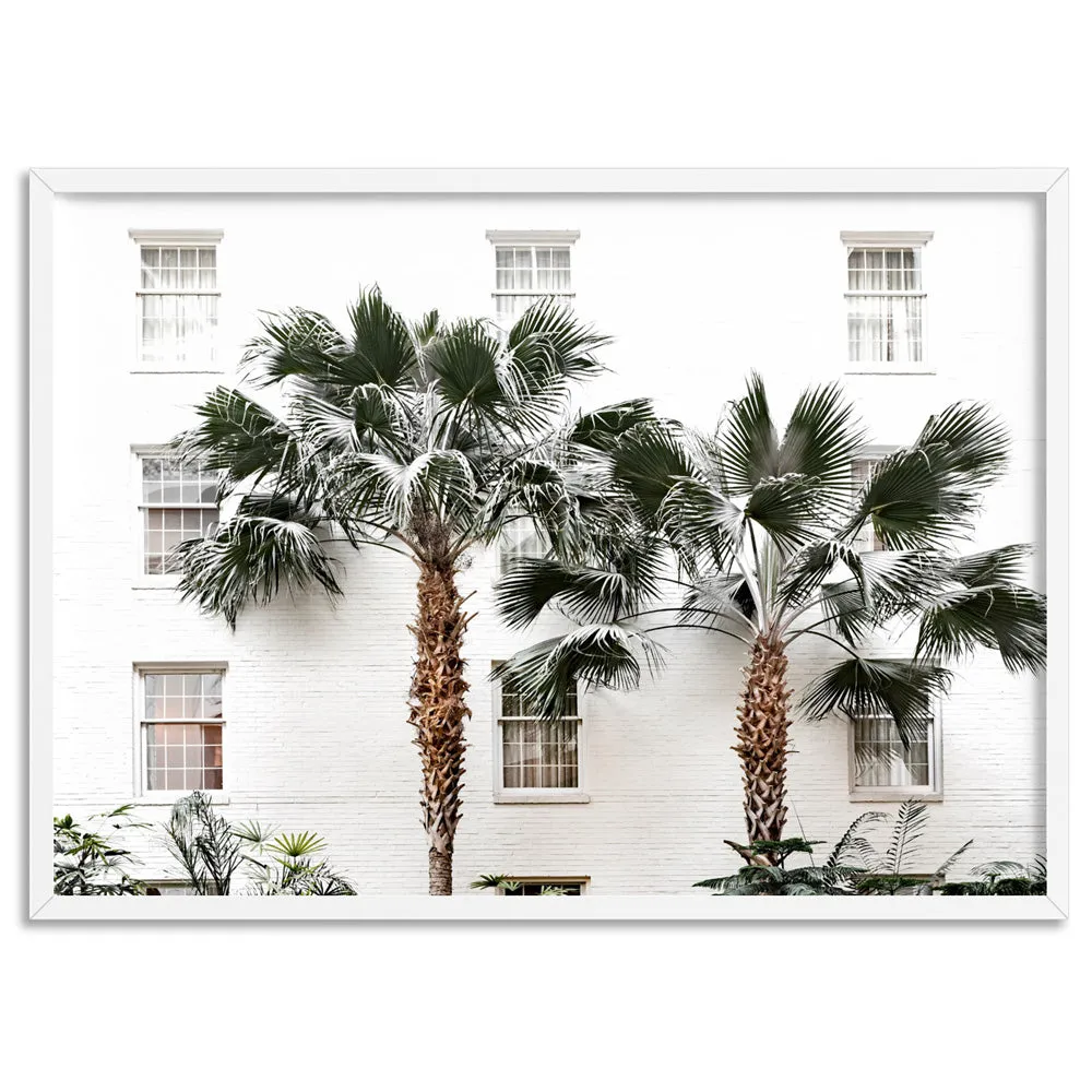 Coastal Palm Resort - Art Print