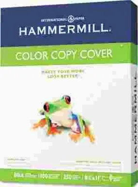 Color Copy Digital Cover Stock 80 Lbs. 8-1/2 X 11 White 250 Sheets