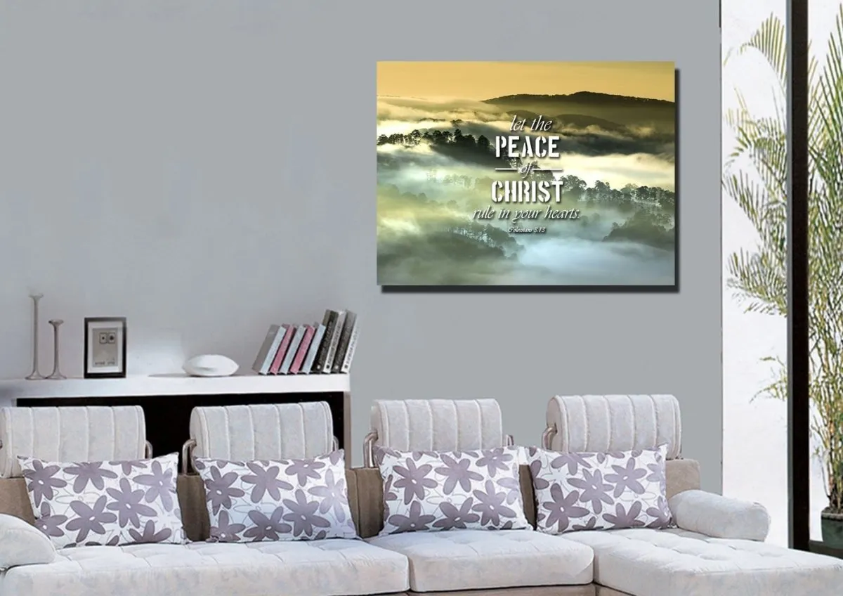 Colossians 313 Wall Art Canvas Print - Christian Canvas Wall Art