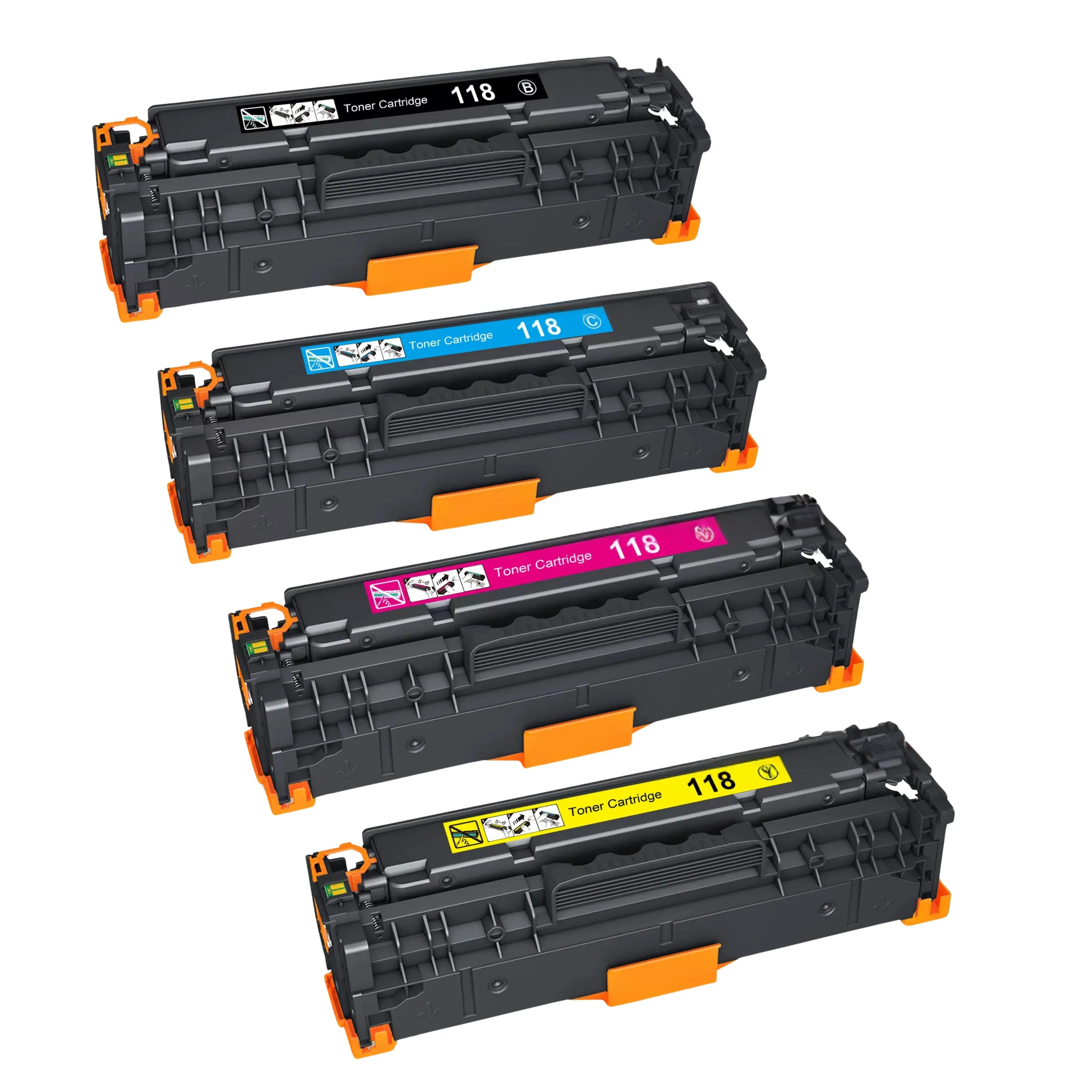 Compatible Canon 118 CRG118 3 Pack (Cyan Magenta Yellow) Toner For imageCLASS Series