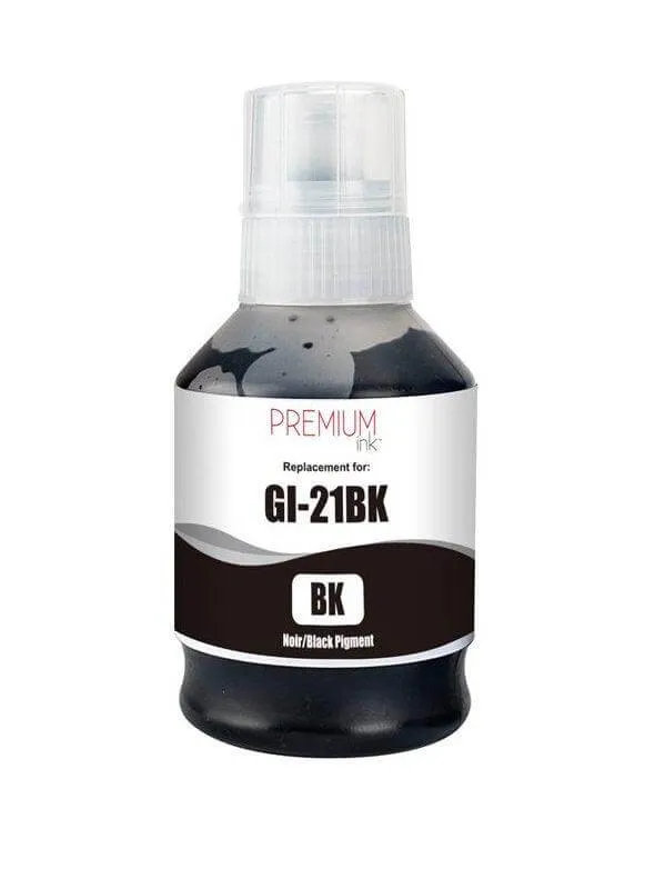 Compatible Canon GI-21 4526C001 Ink Bottle Black 6K 170ml