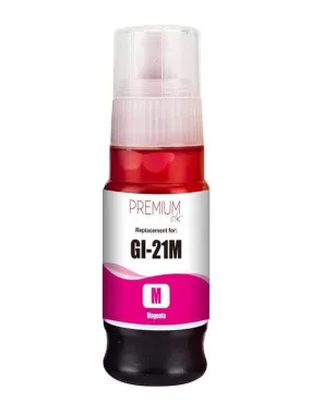 Compatible Canon GI-21 4538C001 Ink Bottle Magenta 7.7K 70ml