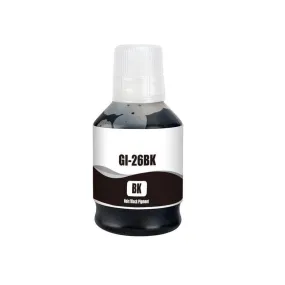 Compatible Canon GI-26BK 4409C001 Ink Bottle Black 6K 167ml
