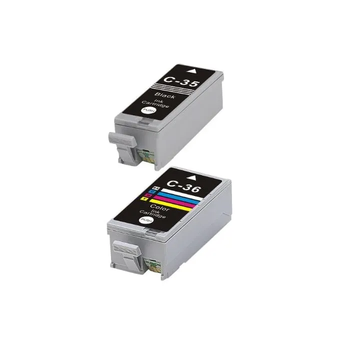 Compatible PGI-35 and CLI-36 Ink Cartridges for Canon PIXMA  iP100 iP110 TR150 Printers