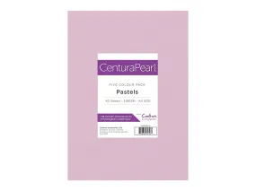 Crafter's Companion Centura Pearl Printable Card Pack - A4 Pastels
