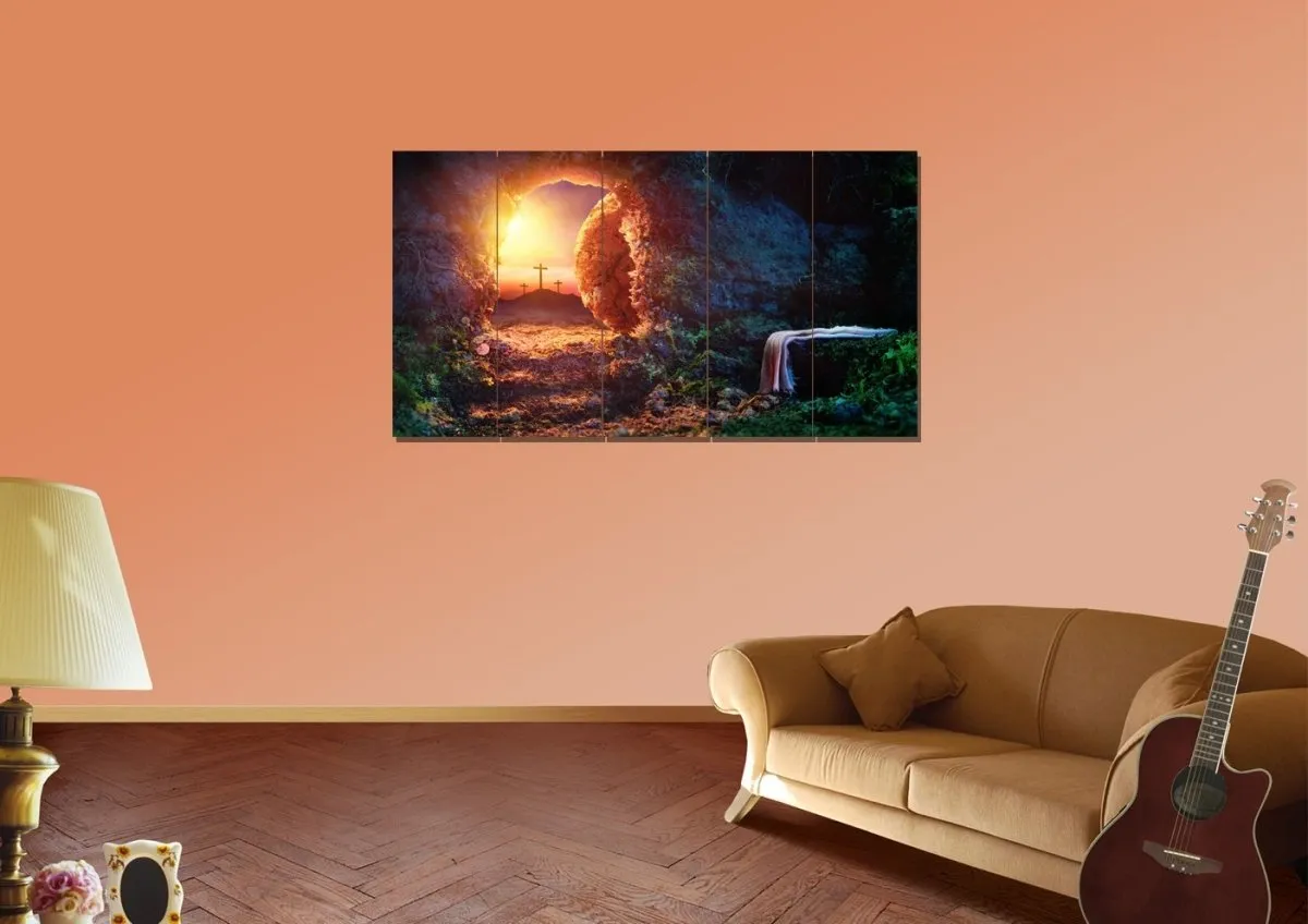 Cross From The Tomb Of Jesus Canvas - Christian Canvas Wall Art